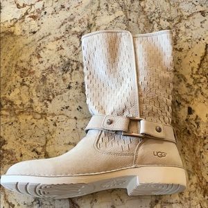 Tan/Cream UGG Boots Size 10.5